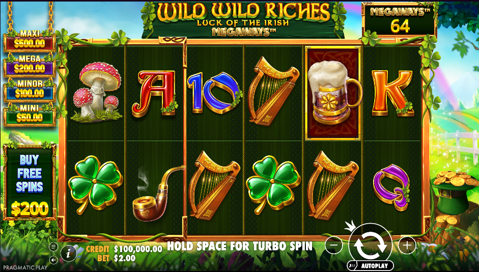 Wild Wild Riches Megaways (Pragmatic Play) Image 1